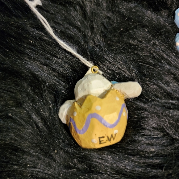 VINTAGE RARE FIND!Set of 4 Eddie Walker Easter Bunny Ornaments - Picture 3 of 11